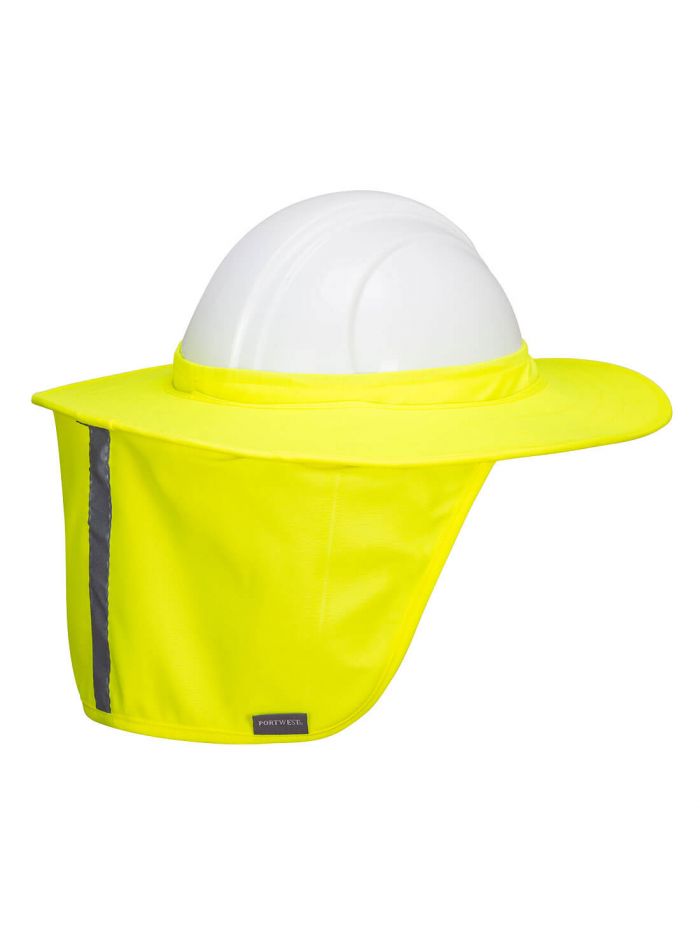 HA21  Hi-Vis Hard Hat Brim with Neck Shade