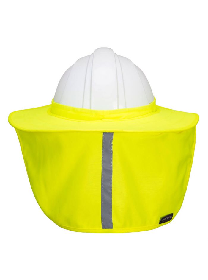 HA21  Hi-Vis Hard Hat Brim with Neck Shade