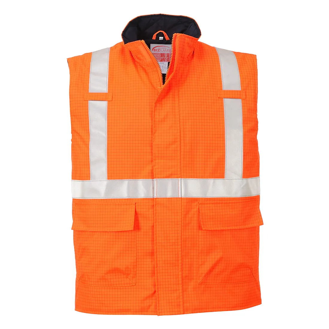 S776 – Bizflame Rain Hi-Vis Antistatic FR Bodywarmer