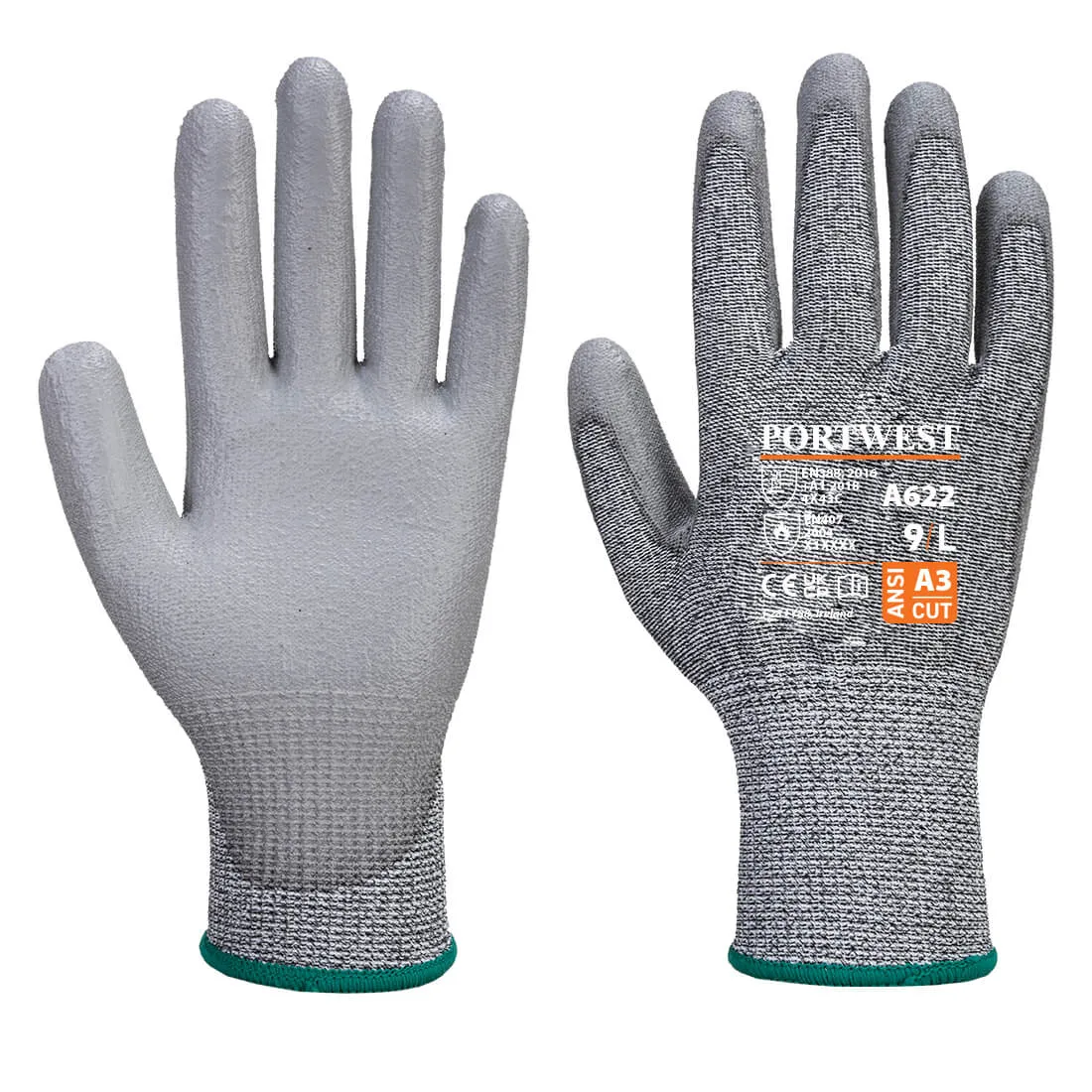 A622 - MR Cut PU Palm Glove